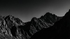 Black Mountain Silhouette