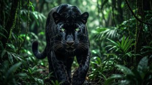 Black Panther in Jungle