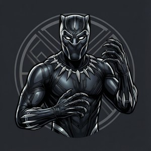 Black Panther Vector