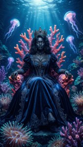Black Pearl Coral Throne