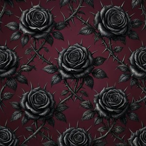 Black Rose Pattern