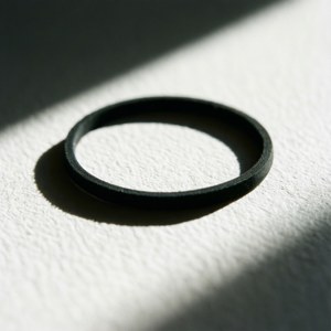 Black Rubber Band Shadows