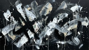 Black Splatter Expression