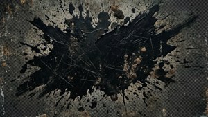 Black Splatter Grunge Overlay