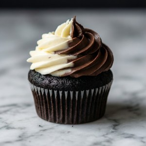 Black White Cookie Cupcake