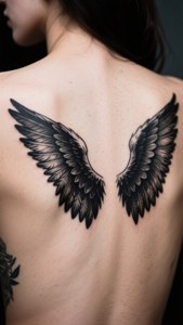 Black Wings Tattoo Art