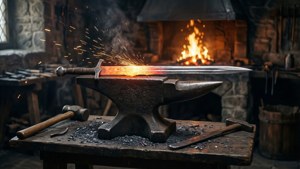 Blacksmith Forge Workbench