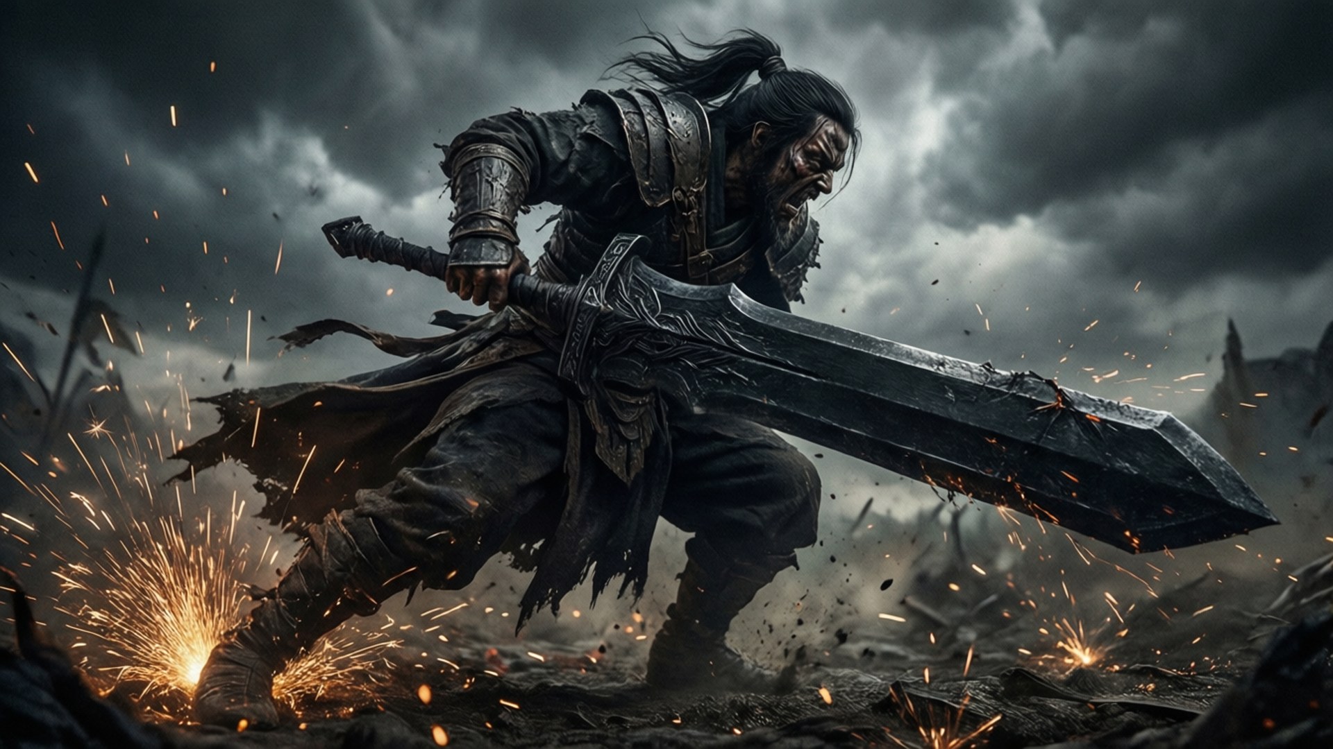 Blade of the Abyss by Wallpapers.art Studio