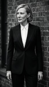 Blanchett in Black Suit