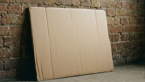Blank Cardboard Canvas