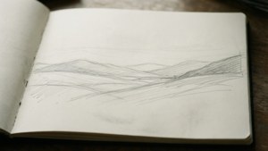 Blank Sketch Landscape