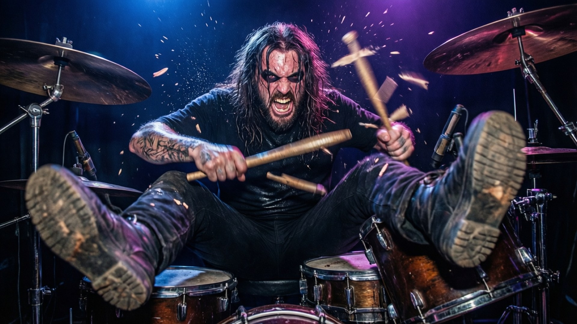 Blast Beat Fury by Wallpapers.art Studio