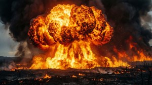 Blazing Fire Explosion