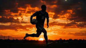 Blazing Run Silhouette