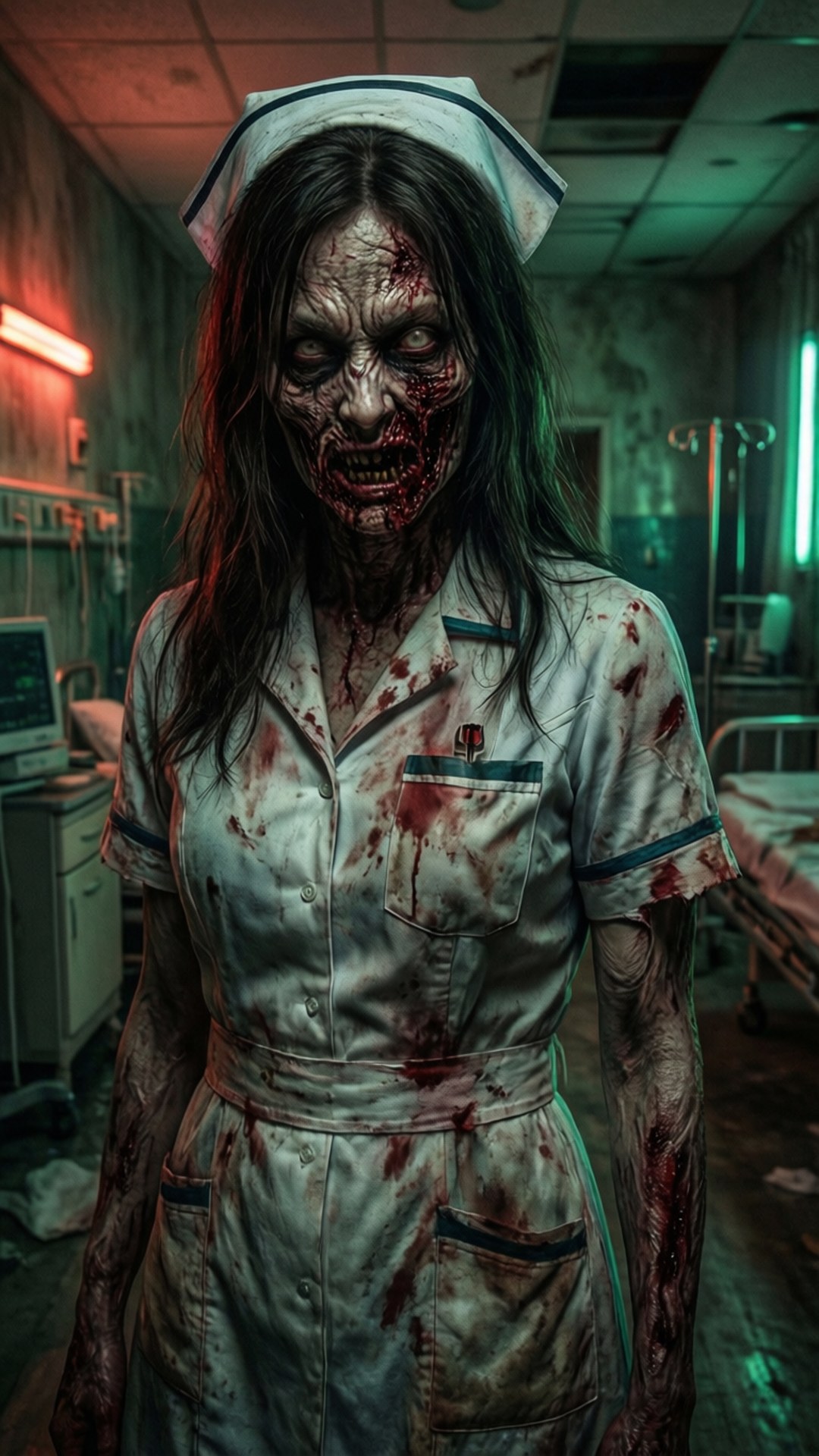 Bleeding Nurse by Wallpapers.art Studio