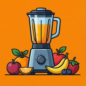 Blender Fruits Vector