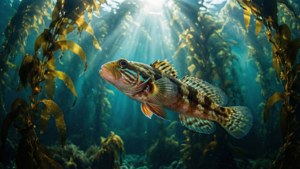 Blenny in Kelp Forest