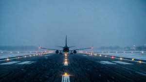 Blizzard Runway Wait