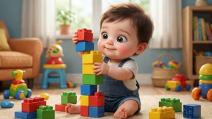 Block Stacking Baby