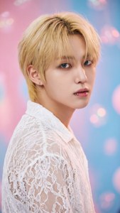 Blonde Hyunjin Gaze