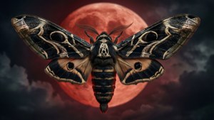 Blood Moon Death Moth