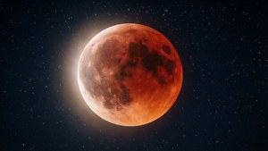 Blood Moon Glowing