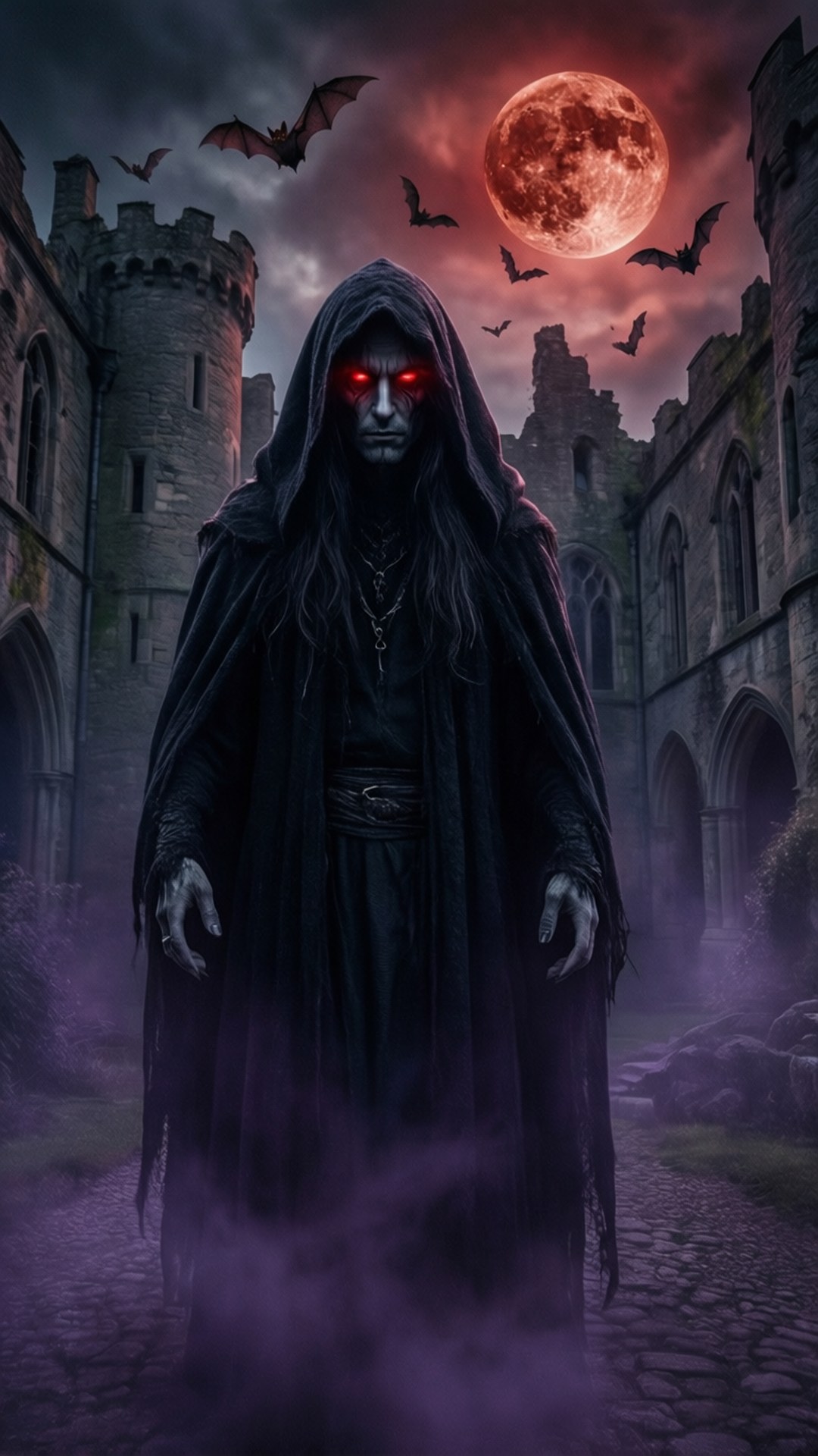 Blood Moon Mystic by Wallpapers.art Studio