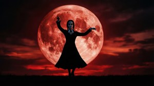 Blood Moon Silhouette