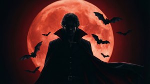 Blood Moon Silhouette