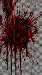 Blood Splatter Grunge Overlay