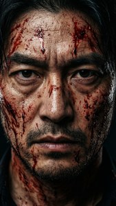 Bloodied Close-Up