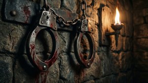 Bloodied Dungeon Shackles