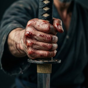 Bloodied Grip