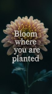 Bloom Quote Chrysanthemum