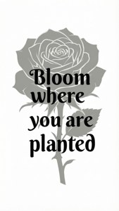 Bloom Quote Rose