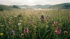Blooming Meadow Morning