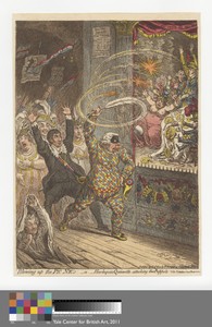 Blowing up the Pic Nic's: or Harlequin Quixotte Attacking the Puppets