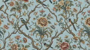 Blue Chinoiserie Garden