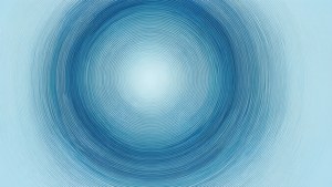 Blue Concentric Circles