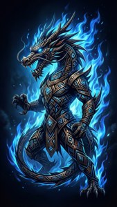 Blue Dragon Tribal