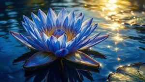 Blue Egyptian Splendor