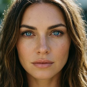 Blue Eyes Close-Up