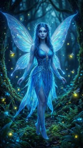 Blue Fairy Enchanted Forest