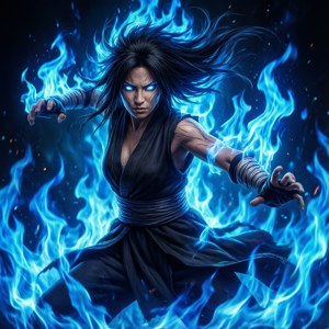 Blue Flame Sorceress