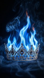 Blue Flame Tiara