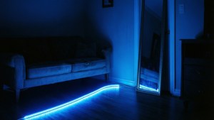 Blue Floor LED
