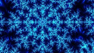 Blue Fractal Mandala