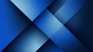 Blue Geometric Abstraction