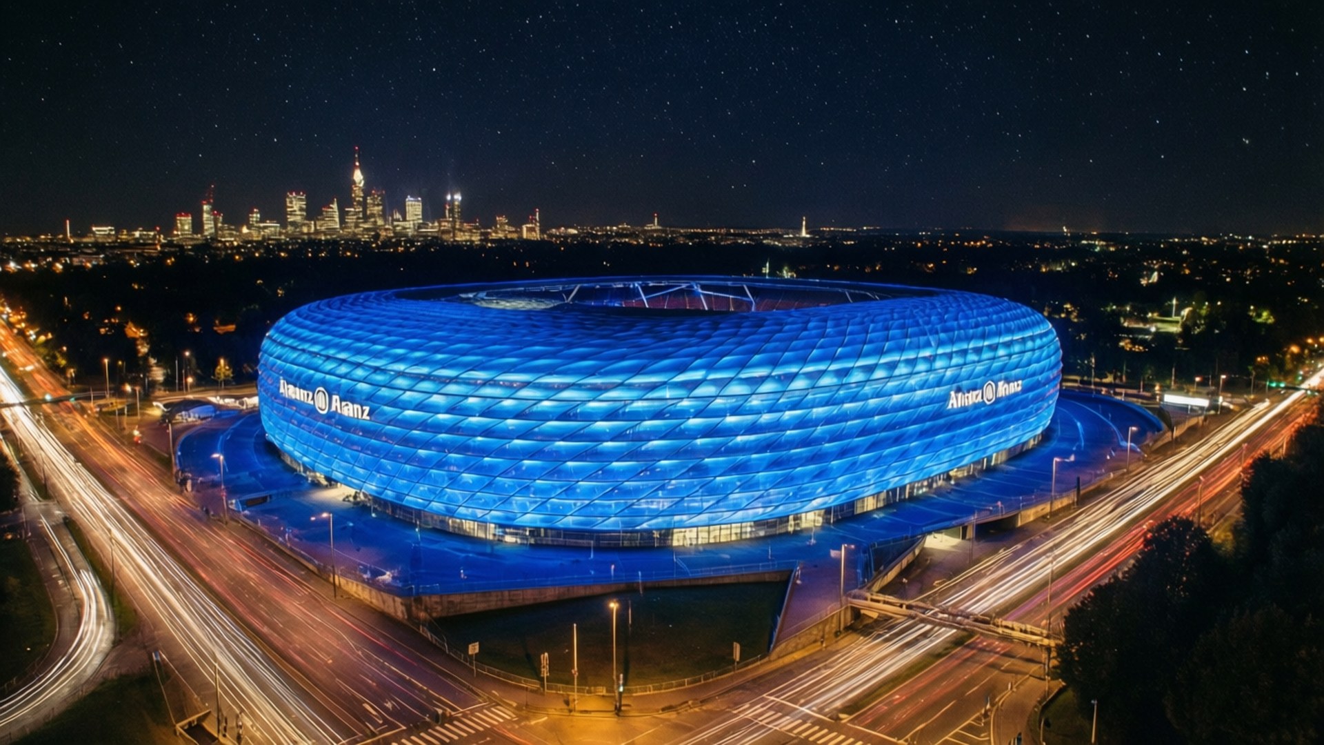 Blue Giant Night by Wallpapers.art Studio