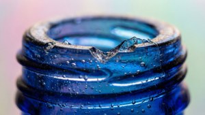 Blue Glass Macro